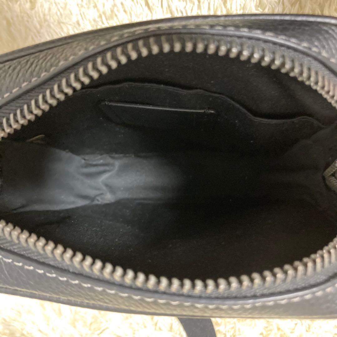 【極美品】コーチ サリバン ショルダーバッグ レザー PVC グレー ブラック