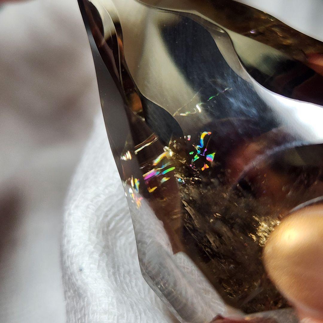 激レア！【新品】ゼウスクオーツ ★ スモーキーシトリン ★ 天然アイリス沢山