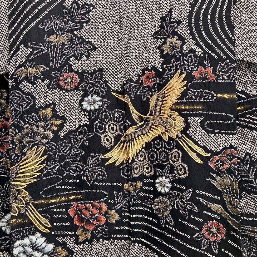 あ です★™️ 総絞り 身丈161 振袖4点セット‼️NO104