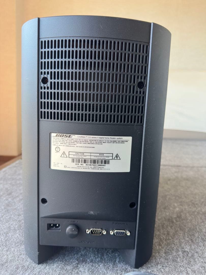 トウ！BOSE CineMate GS series II ホームシアター