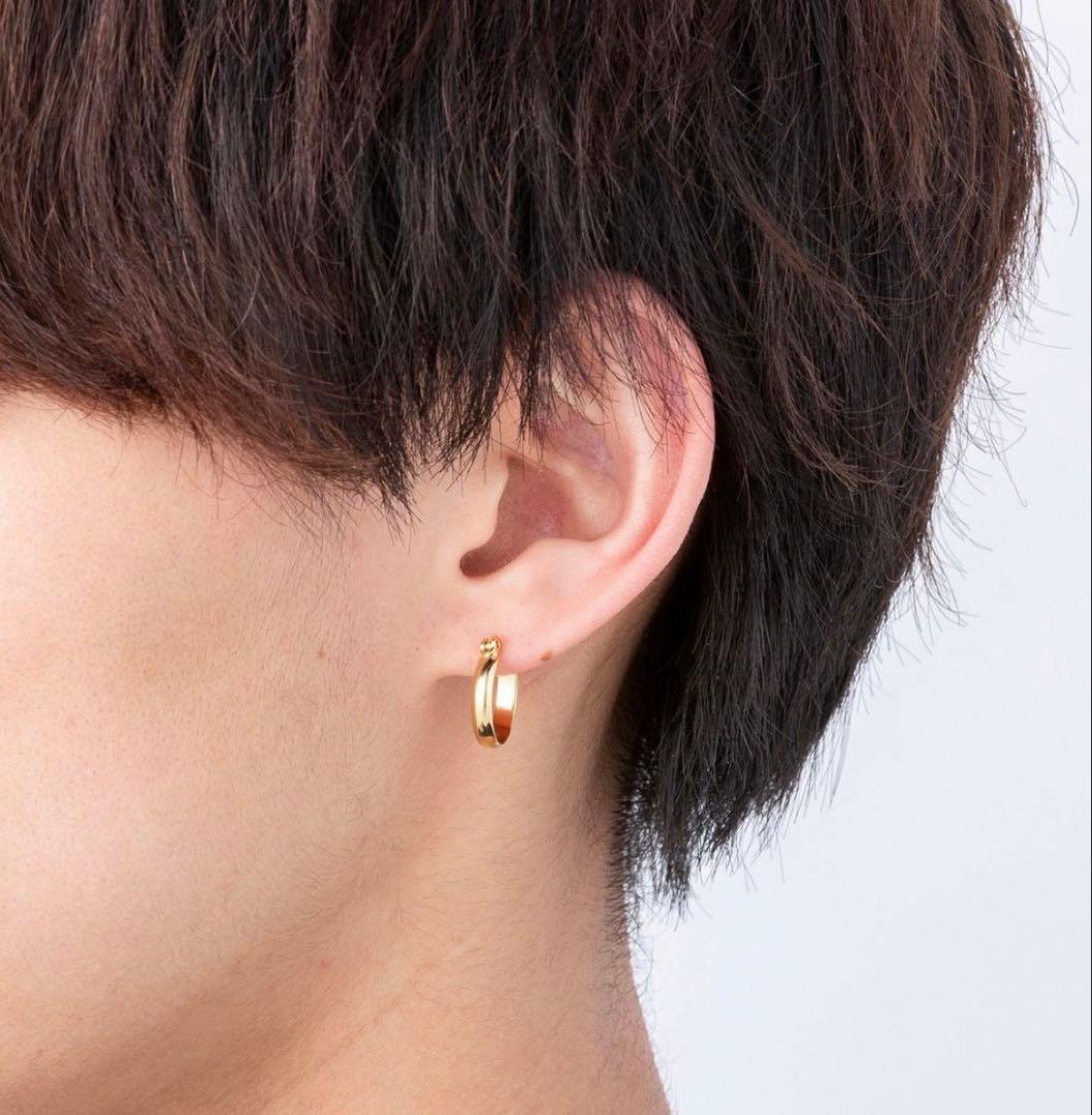 シルバー様用　k18ゴールドフープピアス