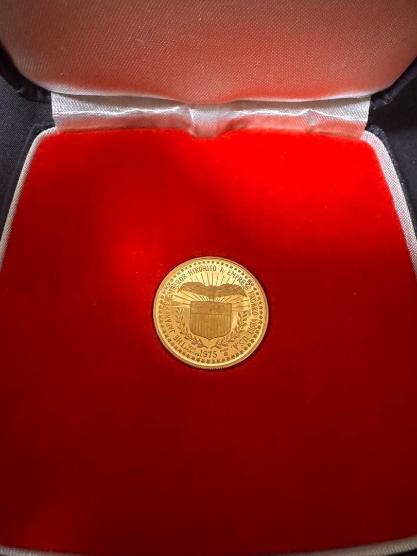 1975年 天皇裕仁 皇后訪米記念メダル