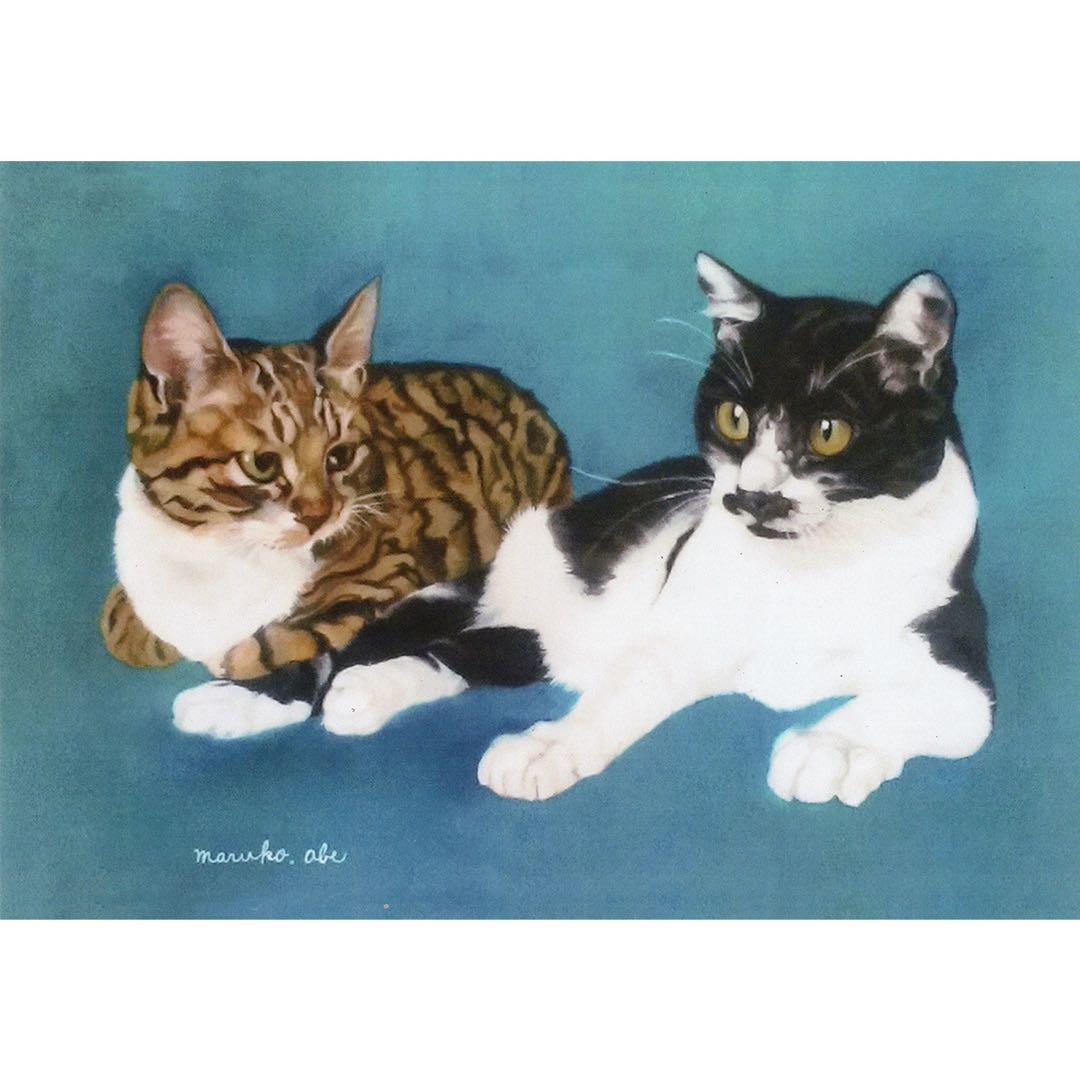原画「ウメ12」《＋猫イラスト３枚無料プレゼント！》