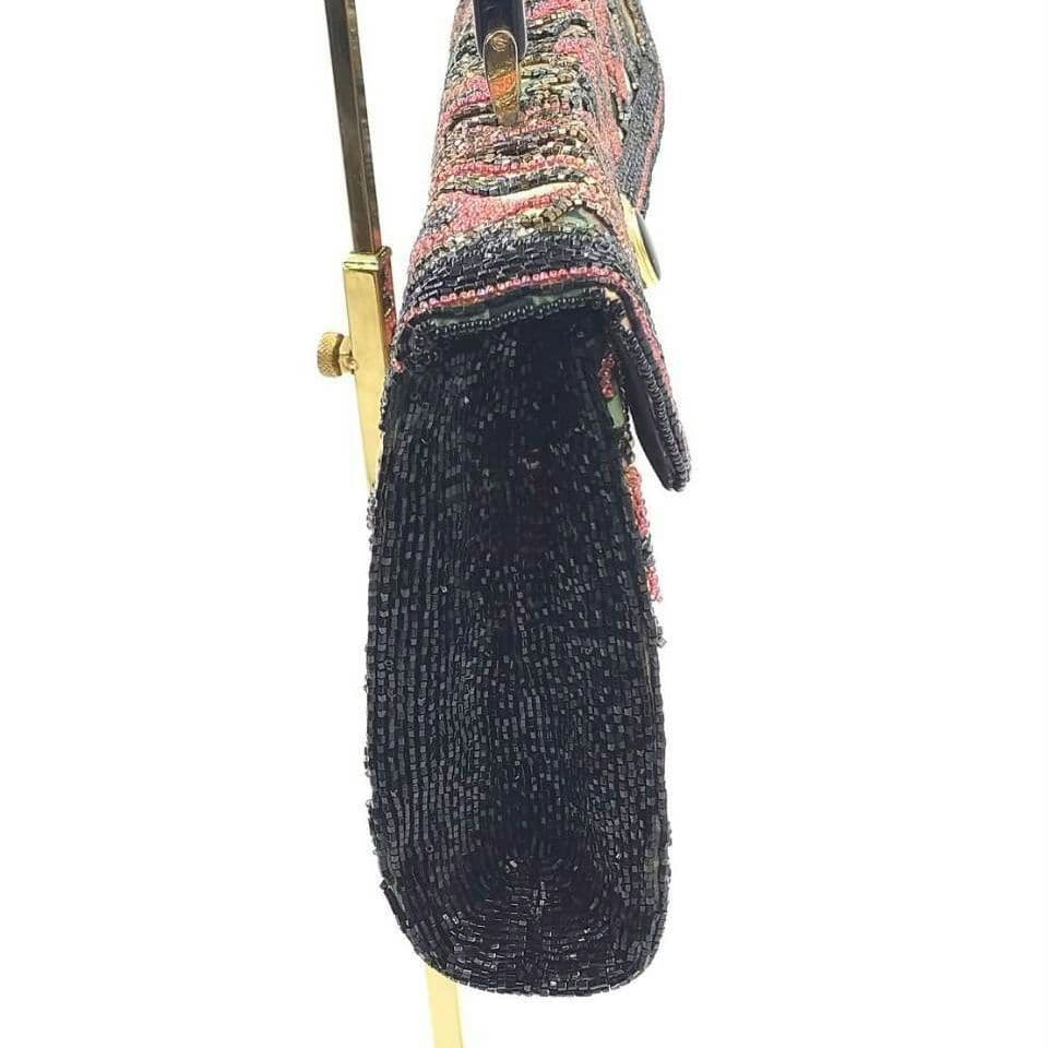 完売モデル Lumy ルミー はしもと ビーズバッグ ハンドバッグ 皇室御用達