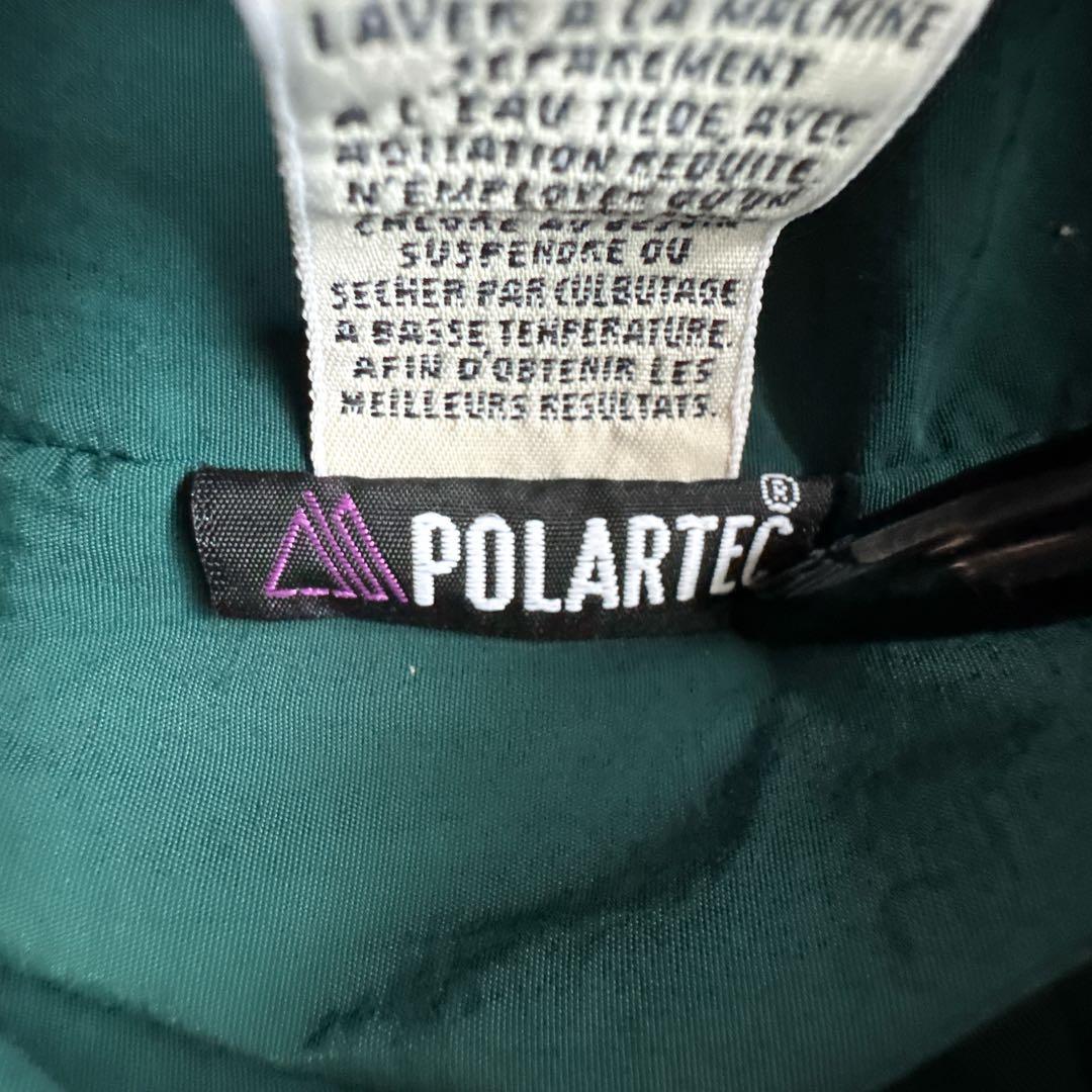 90s USA製 エディーバウアー ポーラテック フリース ベスト ドローコード