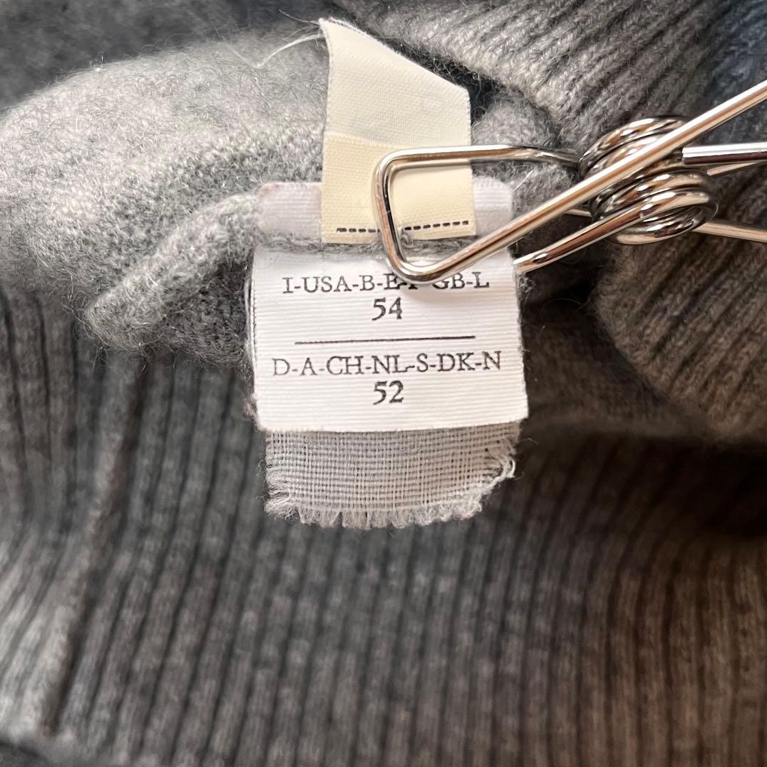 希少✨ブルネロクチネリ　カシミヤ100 クルーネックセーター エルボーパッチ