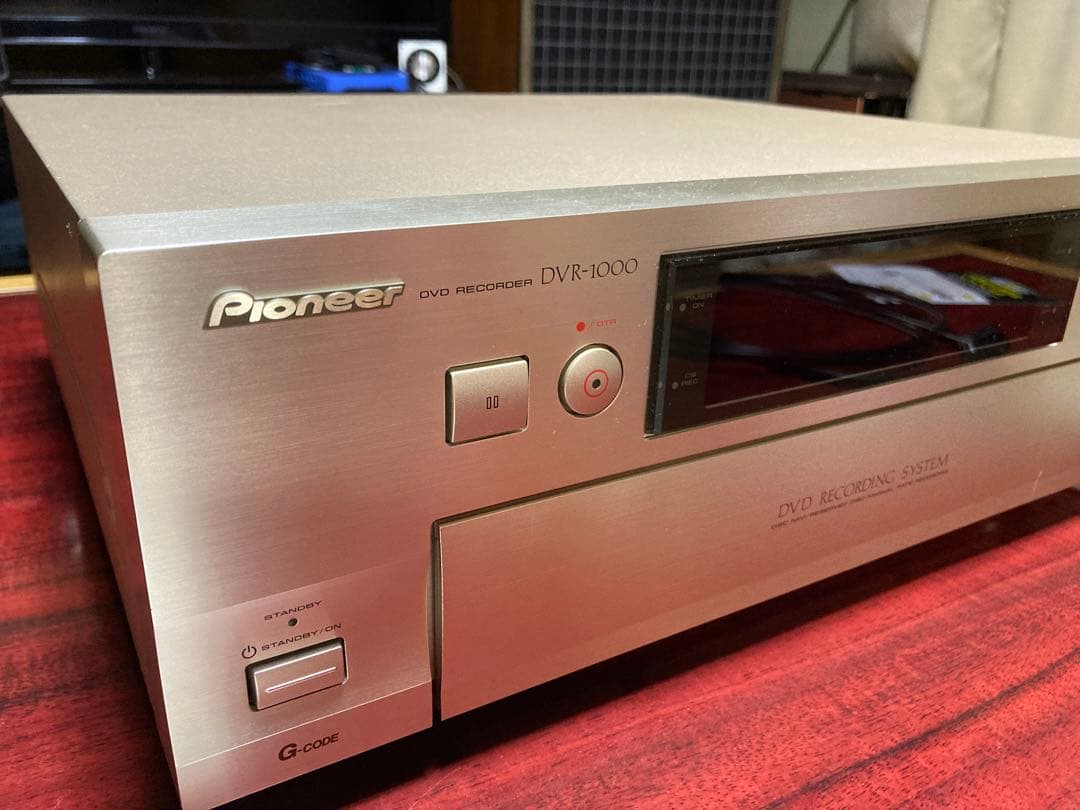 動作確認、【Pioneer DVR-1000】DVDレコーダー　リモコン取説付き