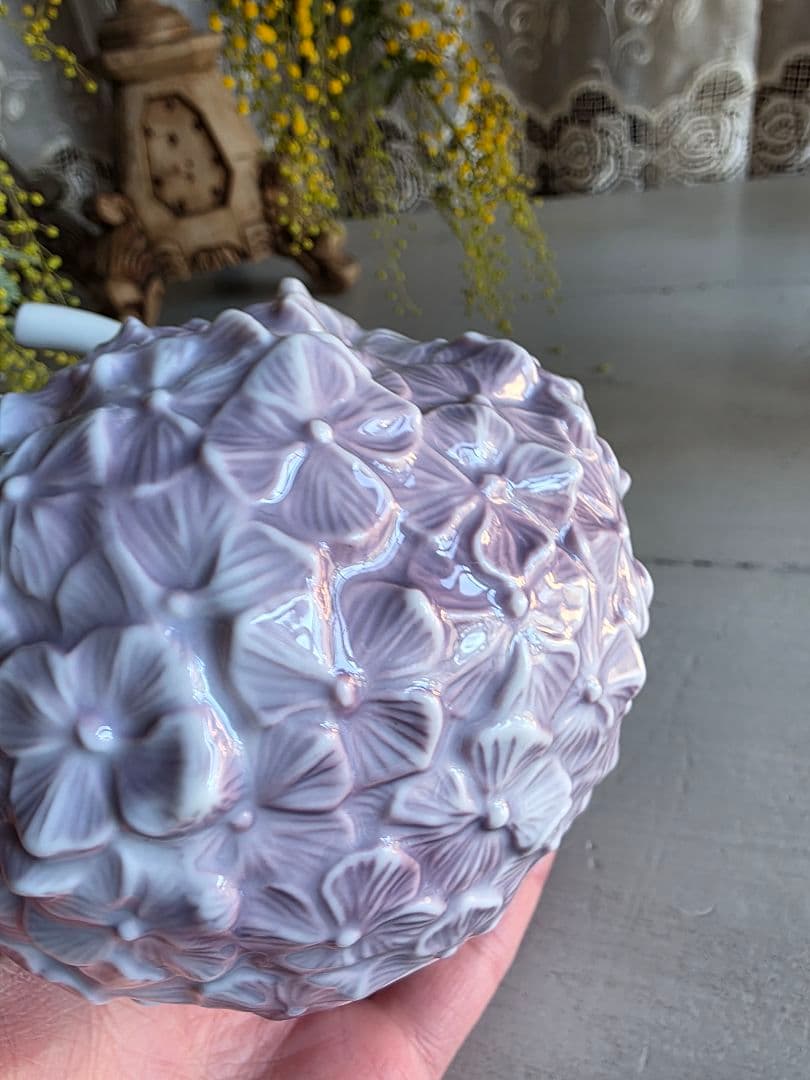   ロイヤルコペンハーゲン 花器　ライラック色