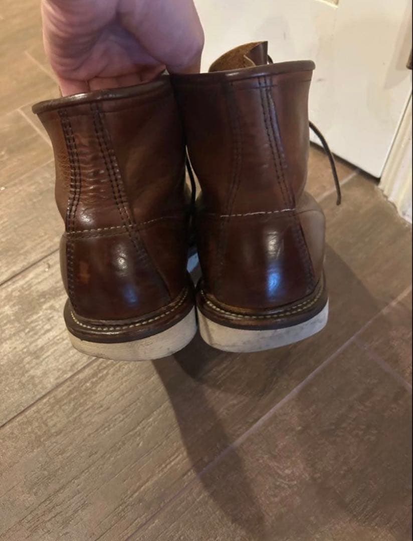 【USA製】RED WING 1907 ブーツ 8D茶色　レザー