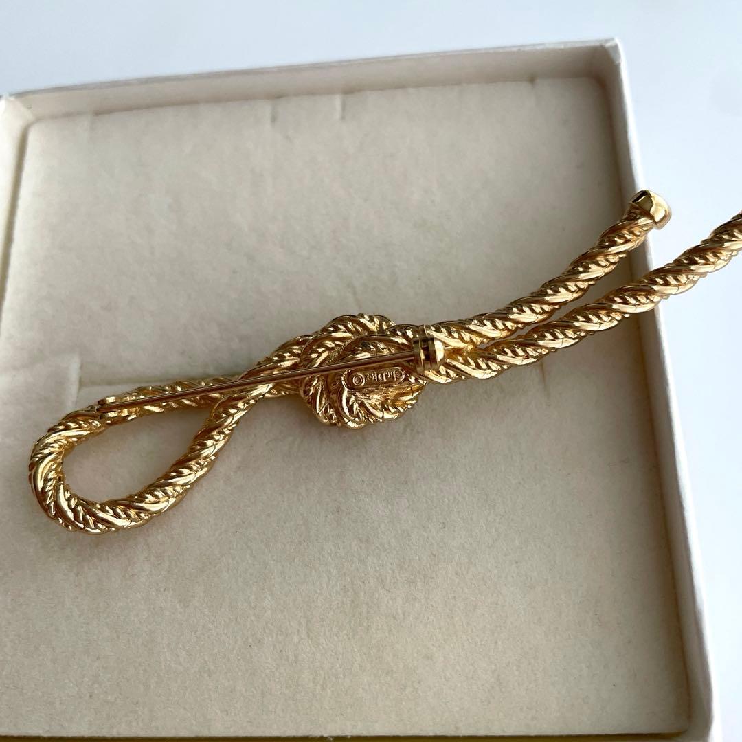 Christian Dior ゴールドカラー　ブローチ