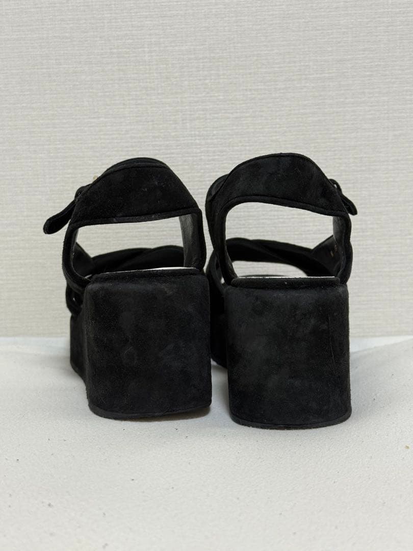シャネル CHANEL ココマーク サンダル ウェッジソール 36C 23.5