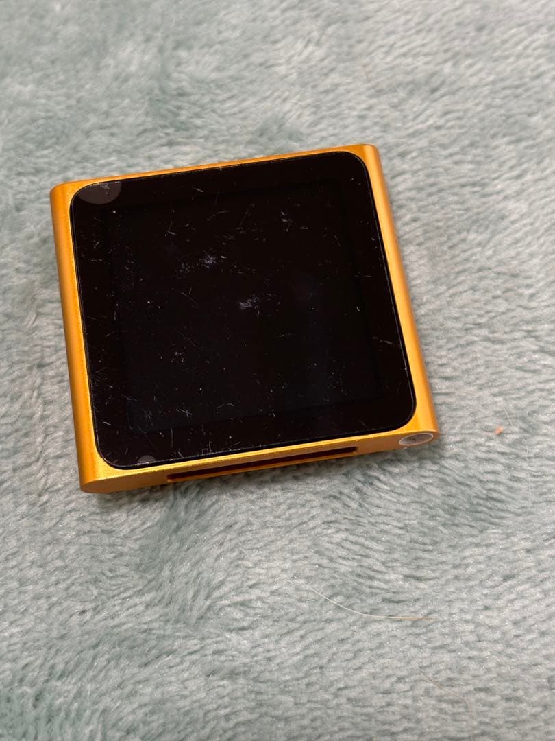 中古 Appleアップル 第6世代 iPod nano 8GB オレンジ