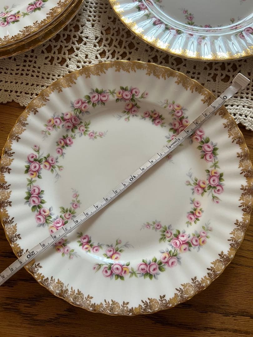 ロイヤル・アルバート ディミティローズ ケーキ皿6枚セット