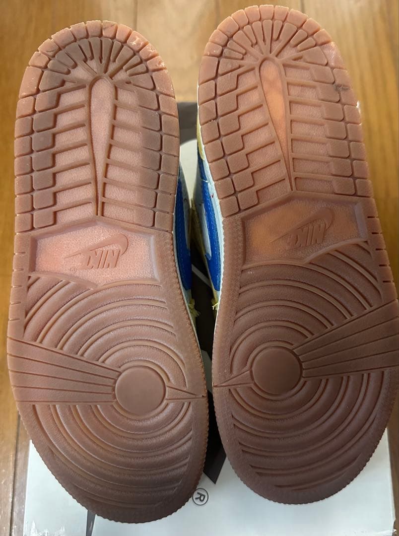 20㌢Travis Scott×Nike PS Jordan 1 Canary