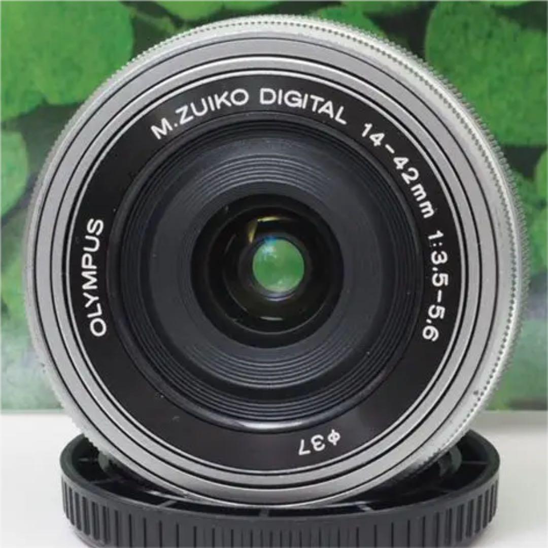 【美品】オリンパスM.ZUIKO12-42mm❤️パンケーキズームレンズ❤️