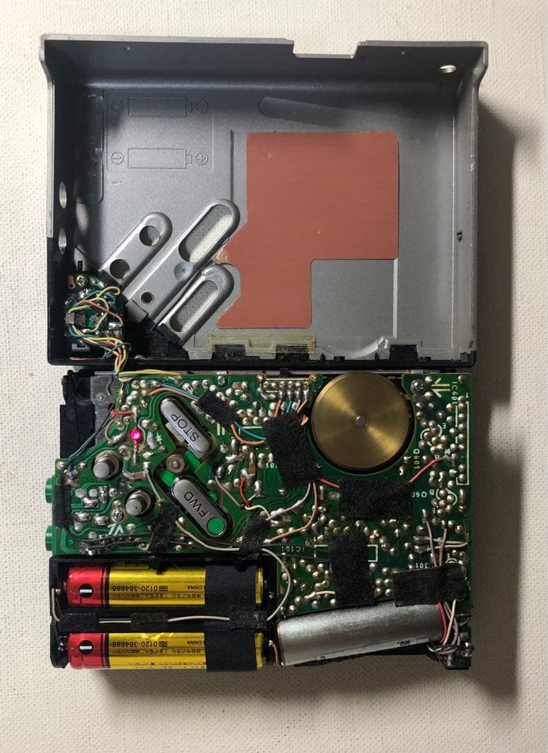 エッジ色落ちも良音、使い倒して！SONY WM-2 カセットウォークマン可動品W