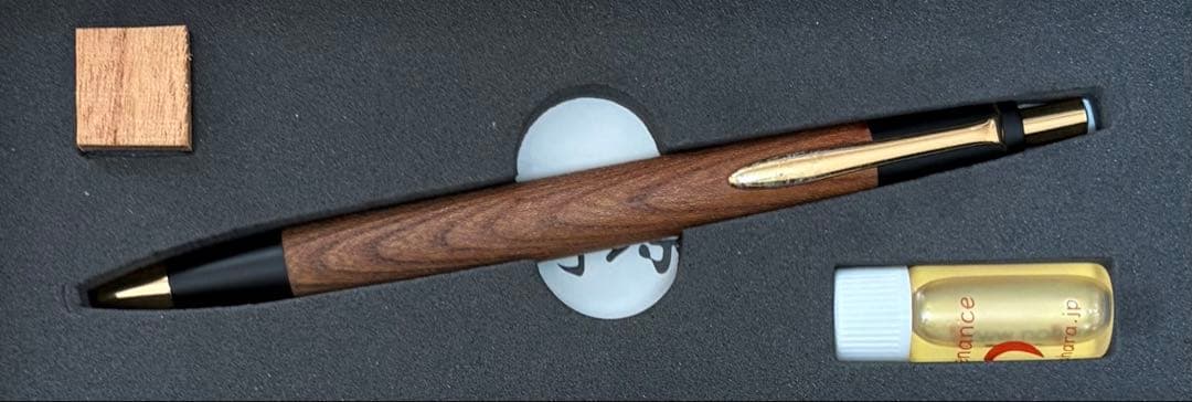 野原工芸　シャープペンシル　欅　固定式口金付