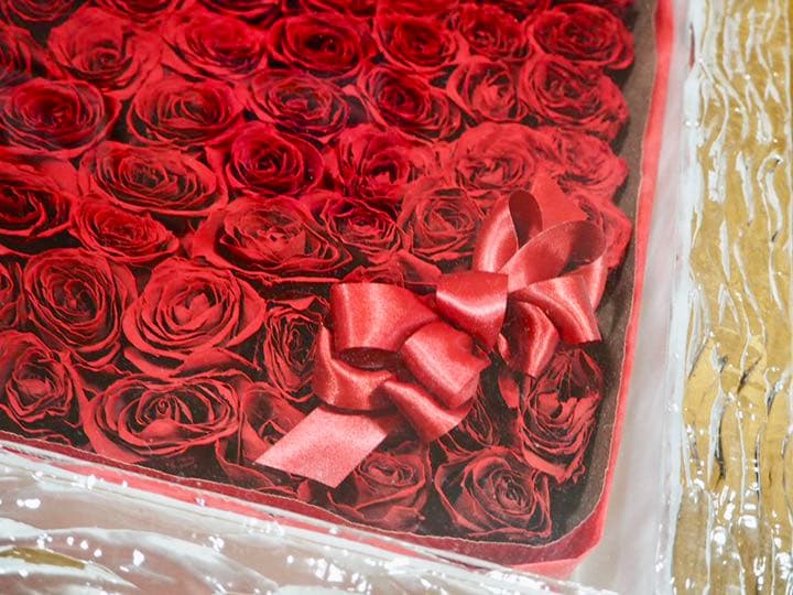 プロポーズ 薔薇 リゾットフラワー 特注 オリジナル 婚約 インテリアにも