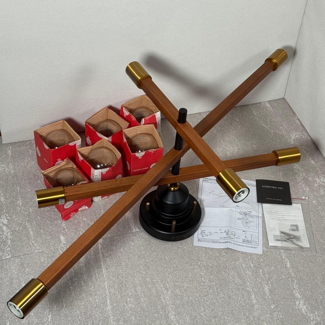 【インターフォルム】 Astre -baum- LT-3529 黒 クリア球