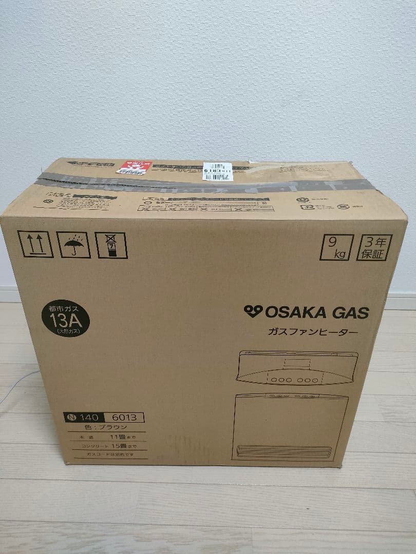 ノーリツ　ガスファンヒーター　GFH-4004S 都市ガス用　2016年製