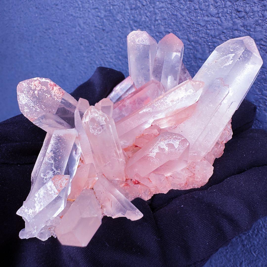 爆レア❗️浄化❗️超綺麗♡超強いパワー ピンク ヒマラヤ クラスター天然石A1423