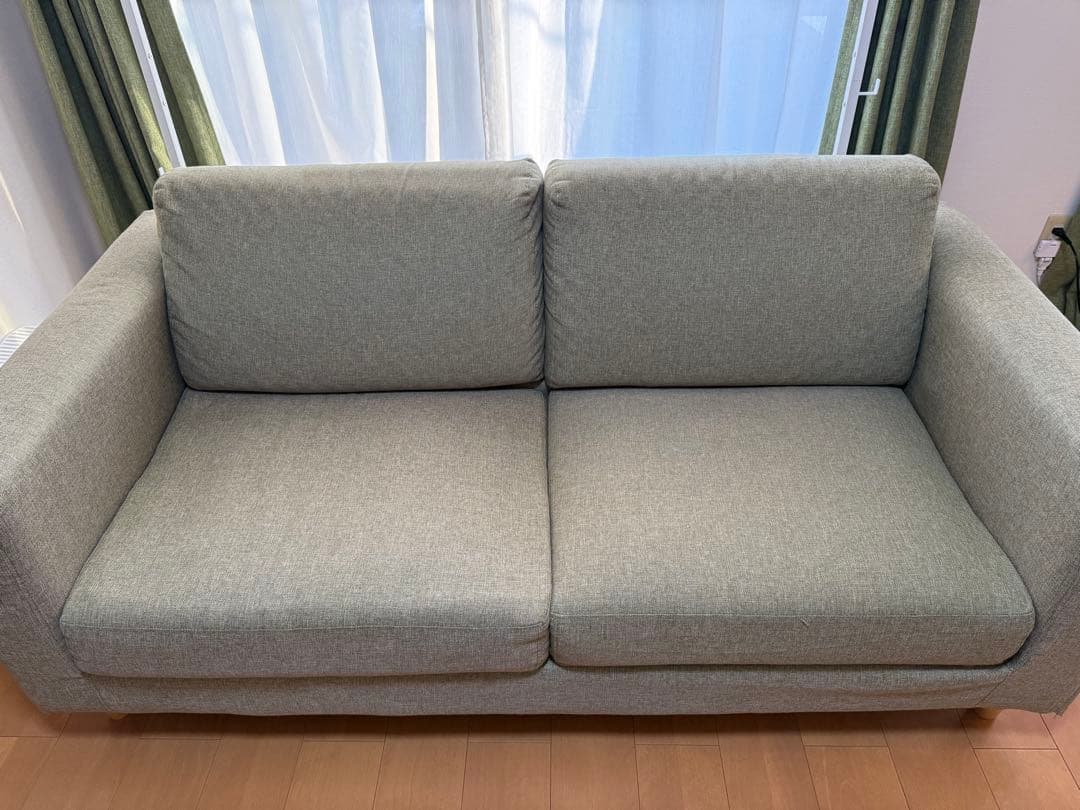 【送料込】2.5人掛け ファブリックソファー