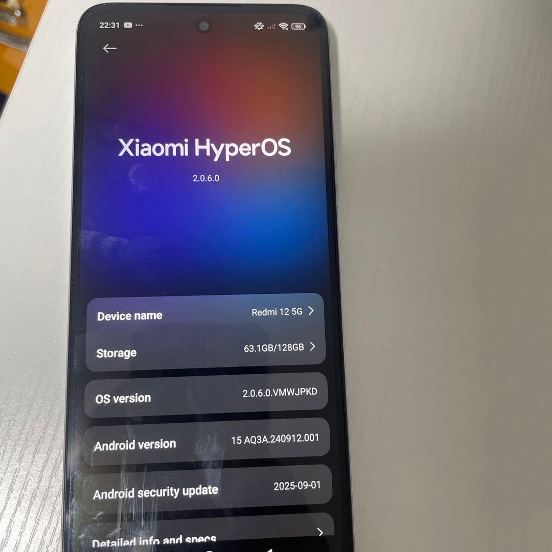 Redmi 12 5G 128GB ポーラシルバー 美品です！
