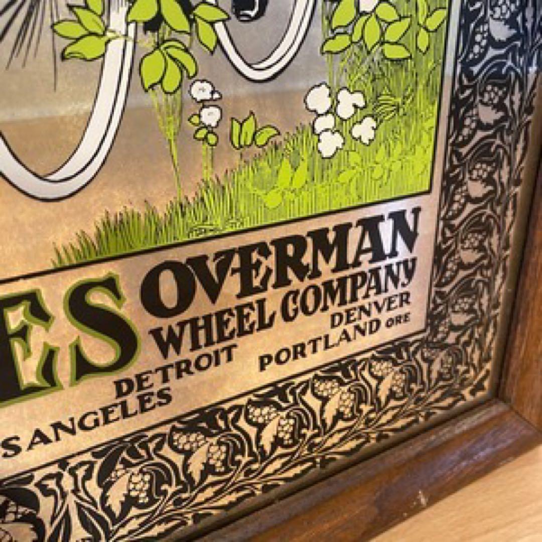 ヴィンテージ アメリカ ビンテージ Victor Bicycle パブミラー