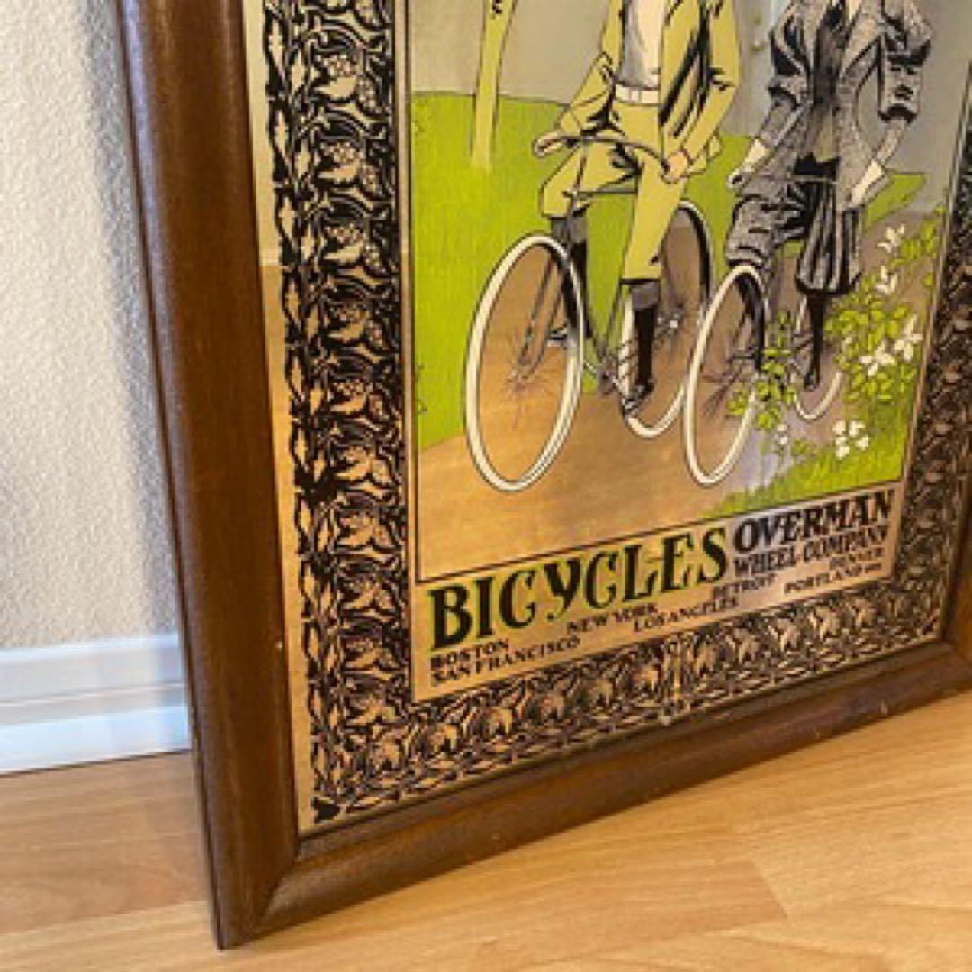 ヴィンテージ アメリカ ビンテージ Victor Bicycle パブミラー