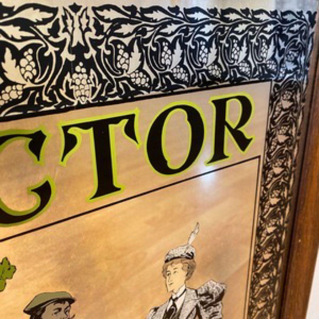 ヴィンテージ アメリカ ビンテージ Victor Bicycle パブミラー