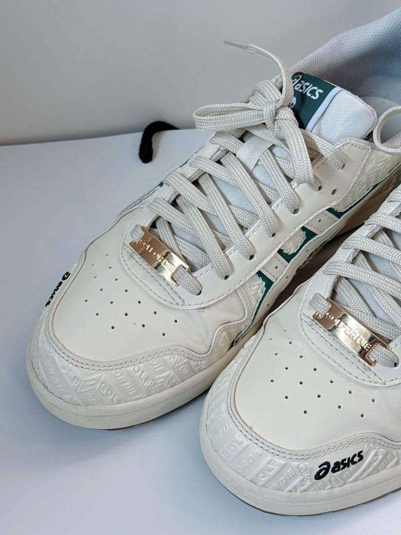 美品 ★ マークアンドロナ アシックス コラボシューズ 正規品 スパイクレス