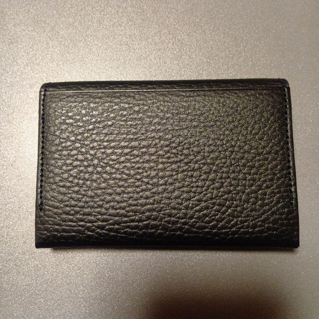 新品未使用！BURBERRY バーバリー 黒 レザー 名刺入れ