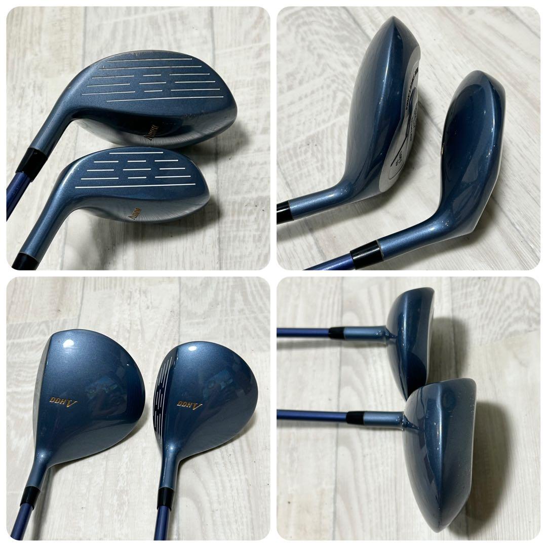 レディースゴルフ8本セット DUNLOP DDＨ V【スタンド式バック】