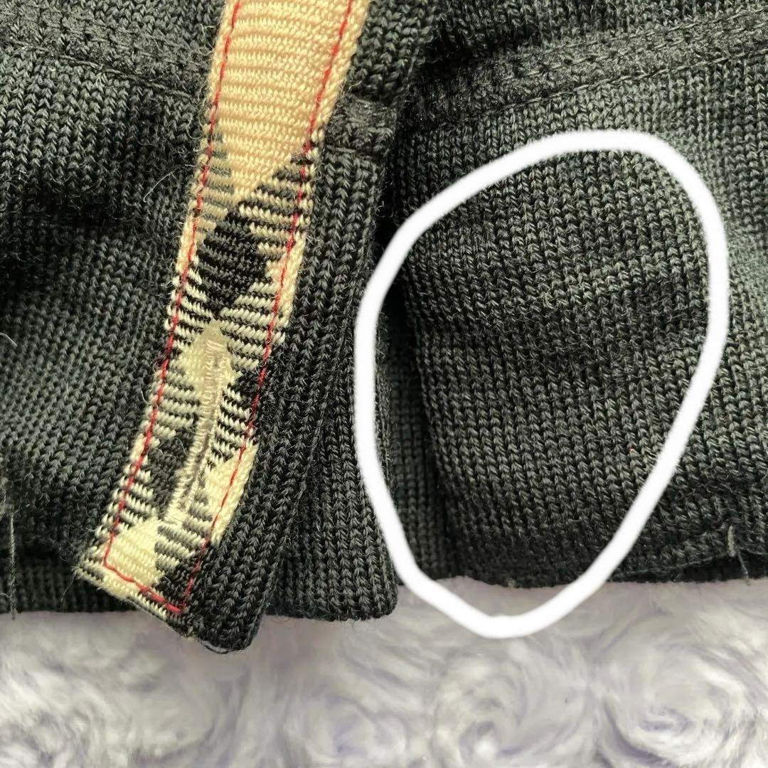 BURBERRY BLUE LABEL ブラックカーディガン 38 ノバチェック