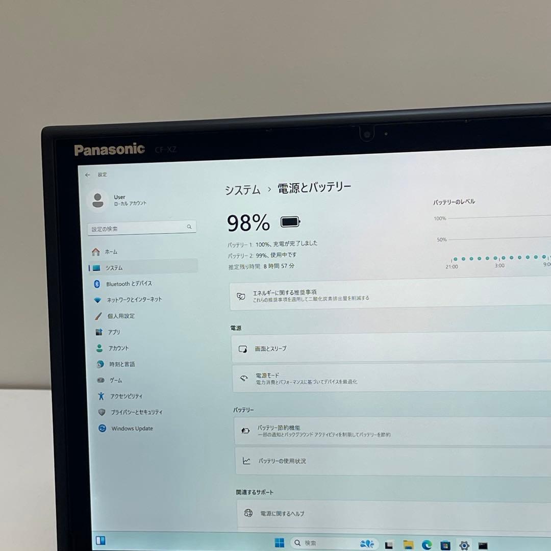 Windowsタブレット本体 #068 Panasonic CF-XZ6 2in1 i5 Office2021