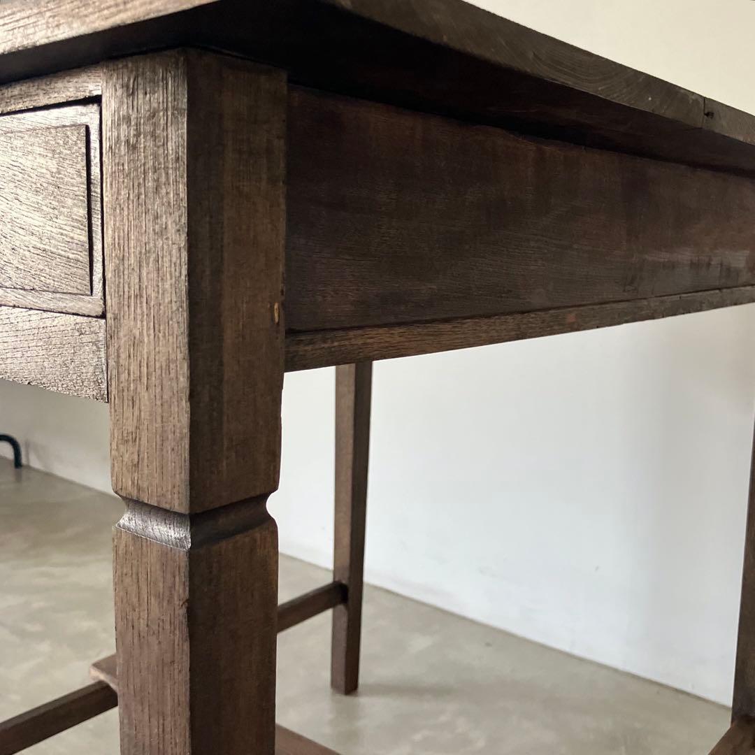 レトロ　アンティーク　ヴィンテージ　古道具　古家具　テーブル　机　木製