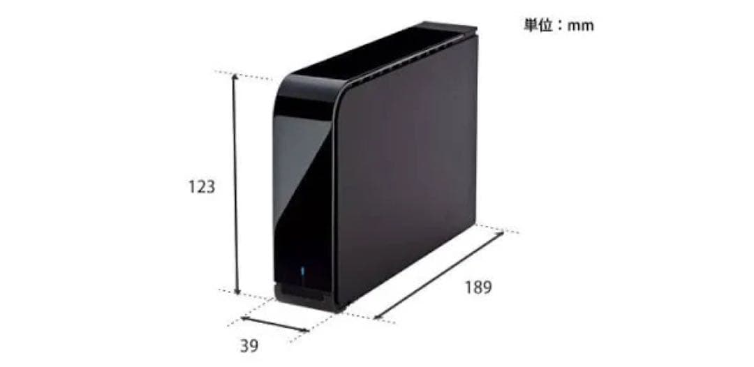 me BUFFALO 外付け8TB HD-LX8.0U3D 暗号化 ファン
