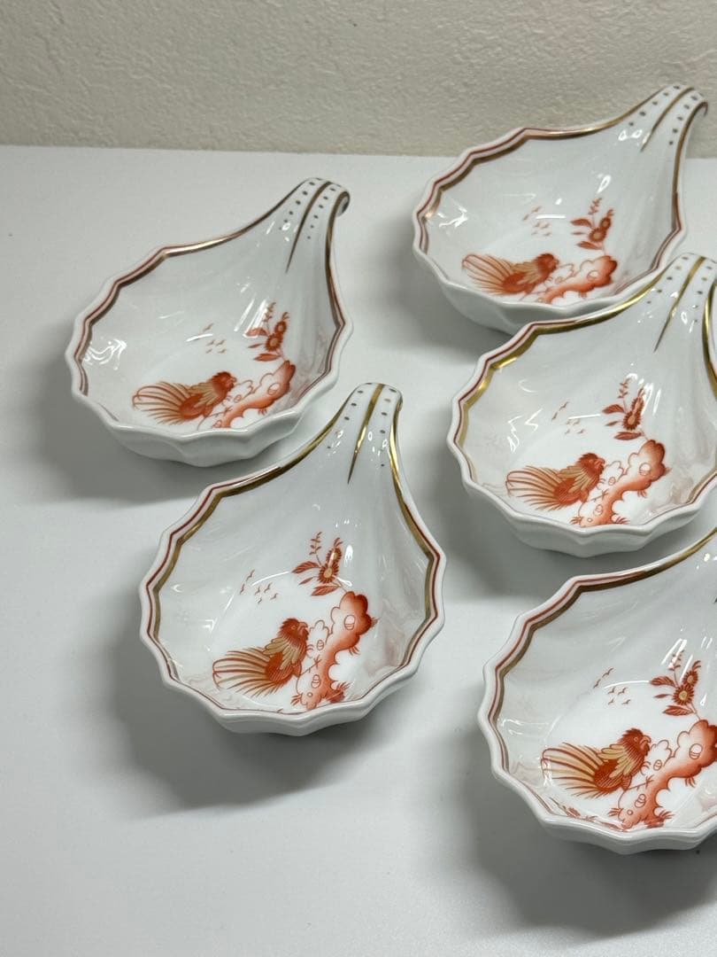 Richard Ginori レッドコック スプーンレスト 小皿 7枚セット