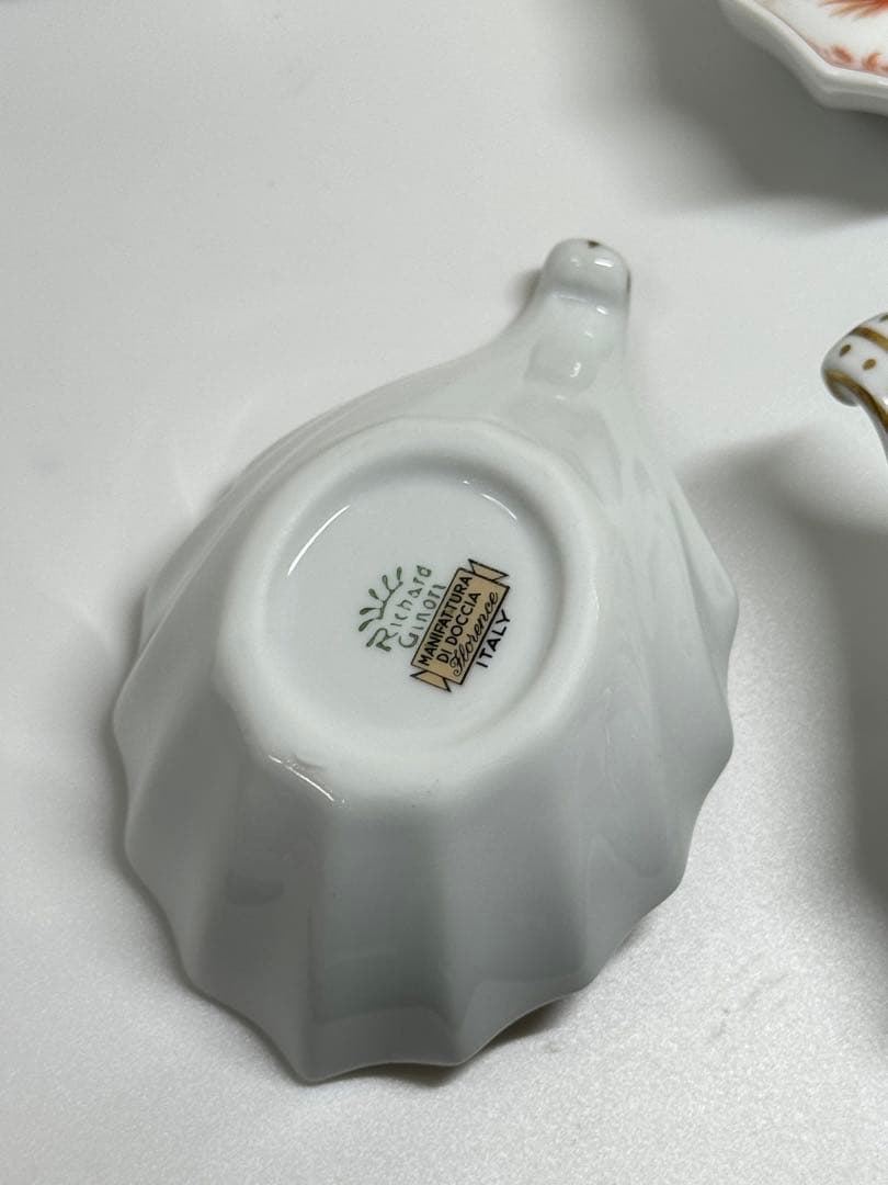 Richard Ginori レッドコック スプーンレスト 小皿 7枚セット