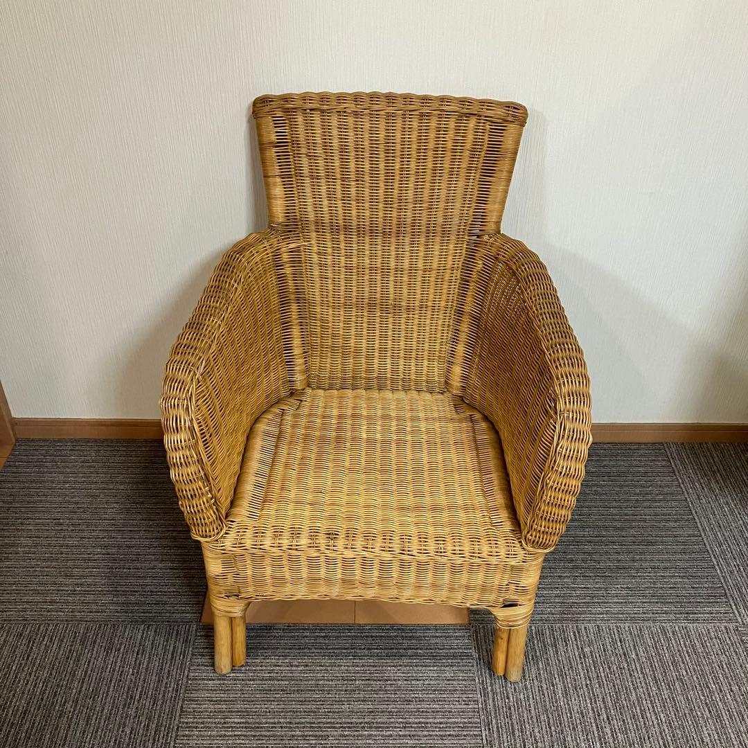 ラタンチェア ラタン椅子 籐編み アンティーク