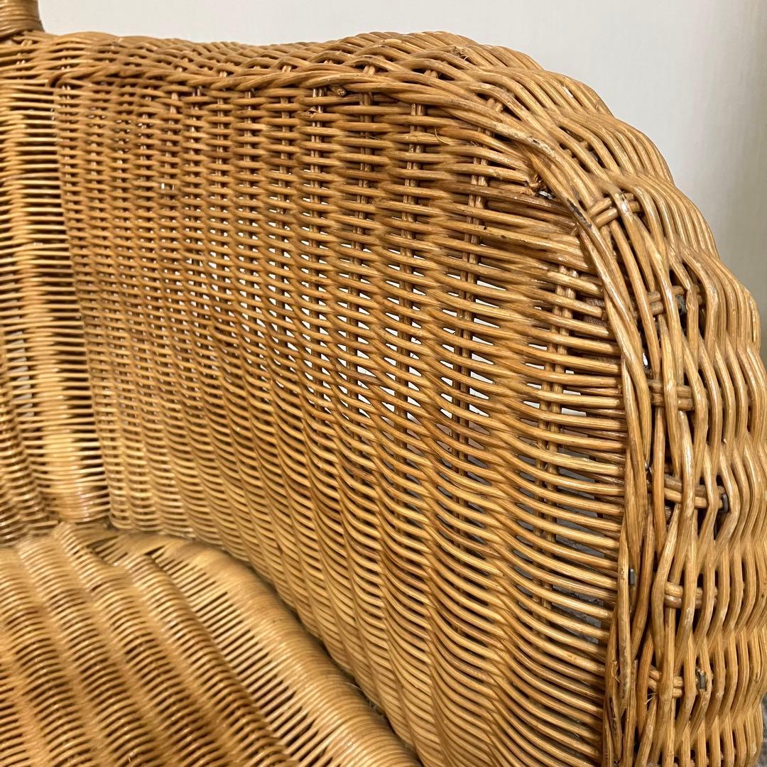 ラタンチェア ラタン椅子 籐編み アンティーク