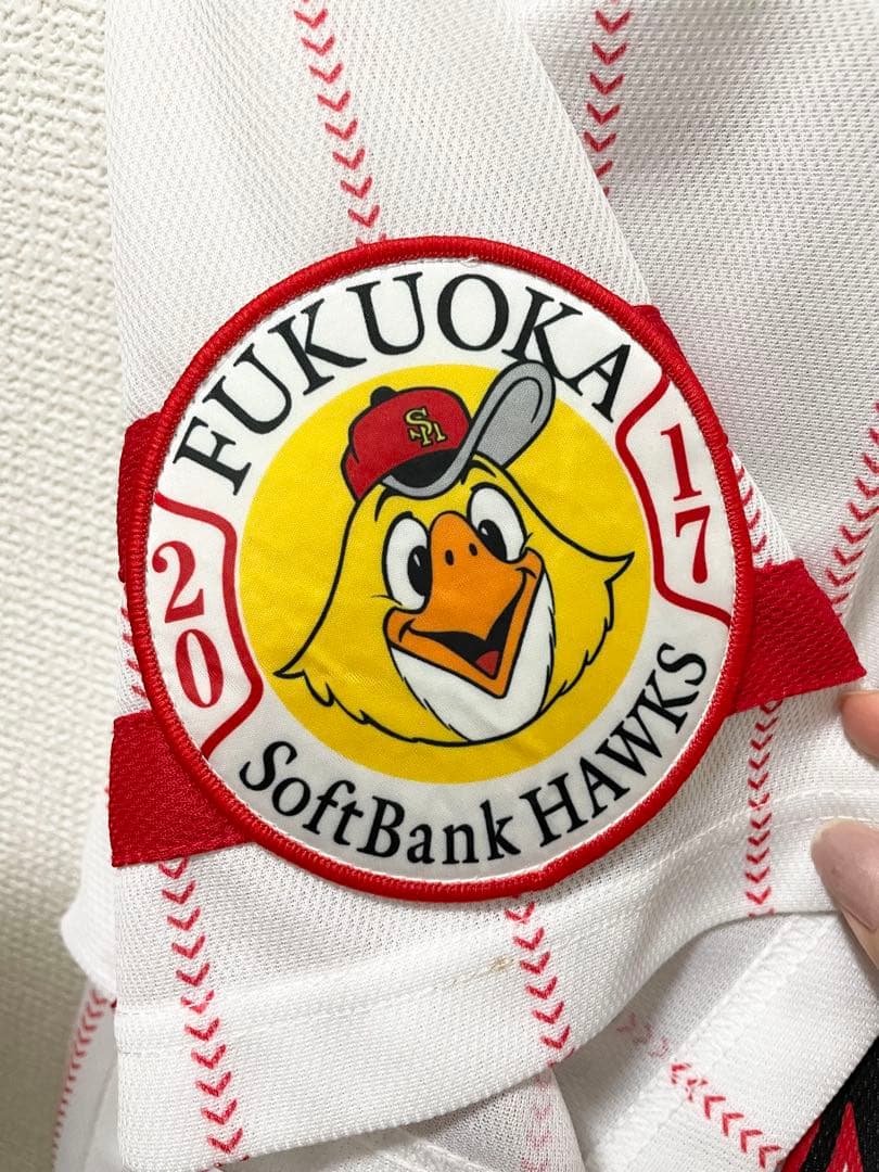 SoftBank HAWKS 刺繍ユニフォーム柳田9