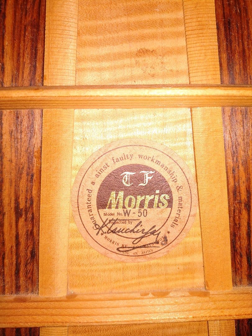 値下げ依頼あり予約済 Morris TF　W-50シリアル No.952198
