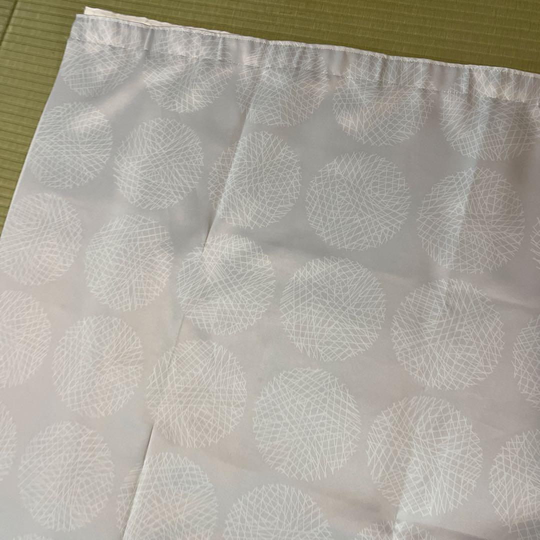 長さ173cm北欧大判カーテン ライトグレー