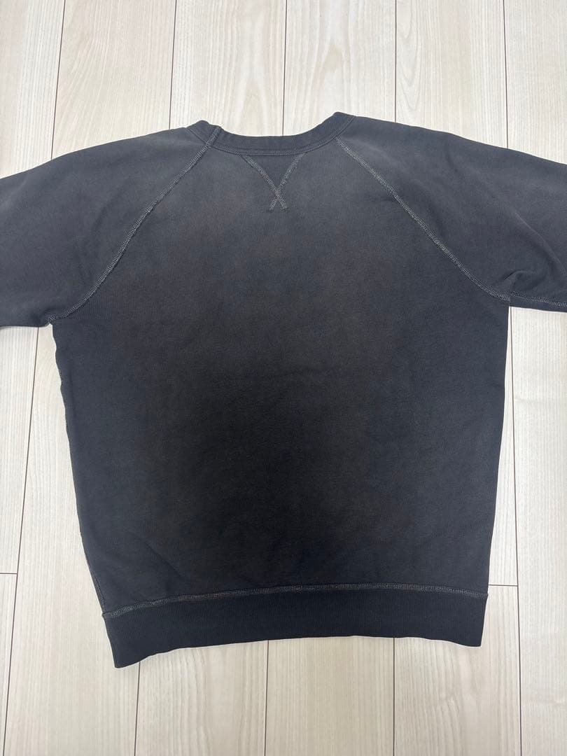 RRL ブラック クルーネック トレーナー