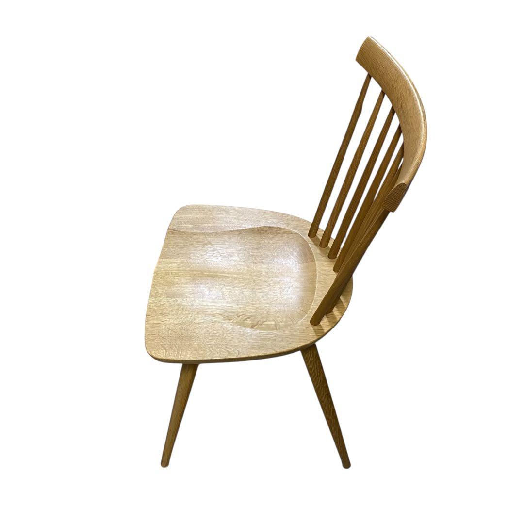 ①【美品】飛騨産業 プレシェルト ダイニングチェア PS223 無垢