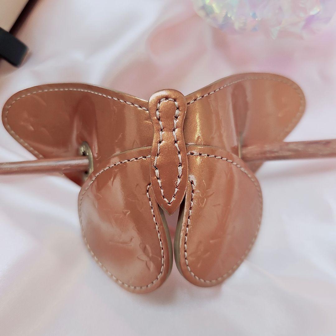 LOUIS VUITTON バタフライ モノグラム　ゴールド金具 バレッタ