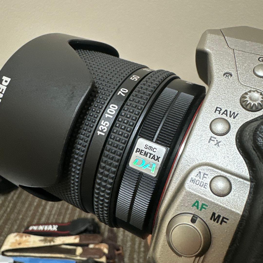 PENTAX K-3 II シルバー 一眼レフ 本体 DA18-135 望遠