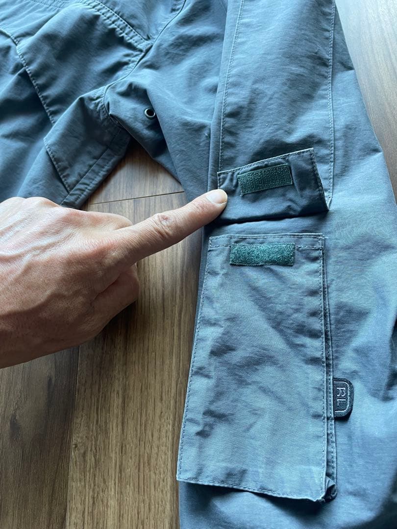 希少 ポロスポーツ ラルフローレン アノラック パーカー グレー 00s 90s