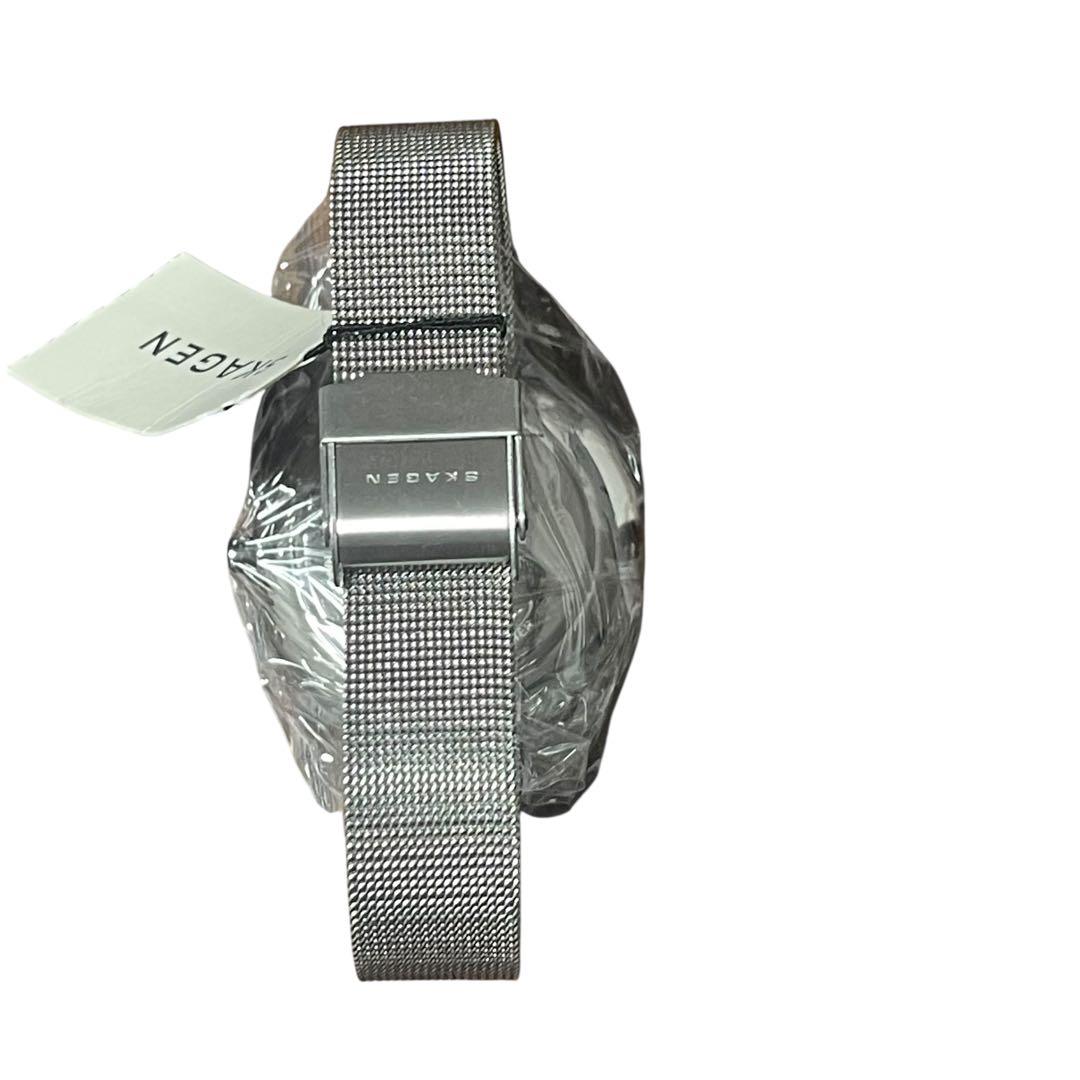 SKAGEN シルバー ミニマリスト時計 箱付き